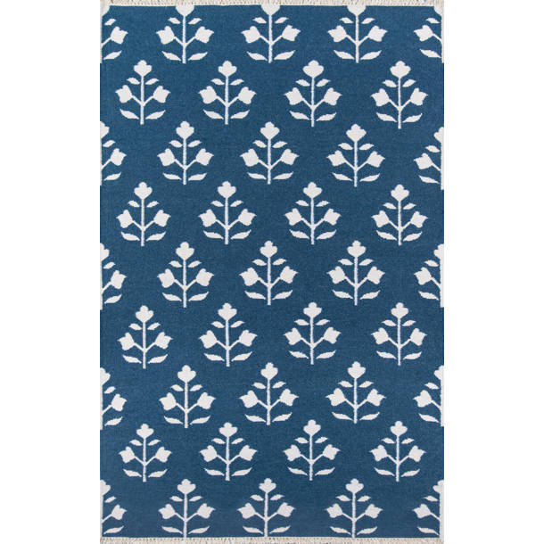 Erin Gates by Momeni Thompson Handmade Flatweave Wool Blue Rug Wayfair